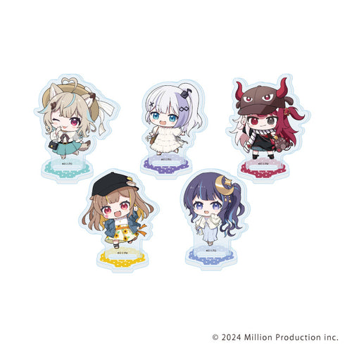 『Million Production』アクリルぷちスタンド01/夏デートver. コンプリートセット(全5種) (ミニキャライラスト)